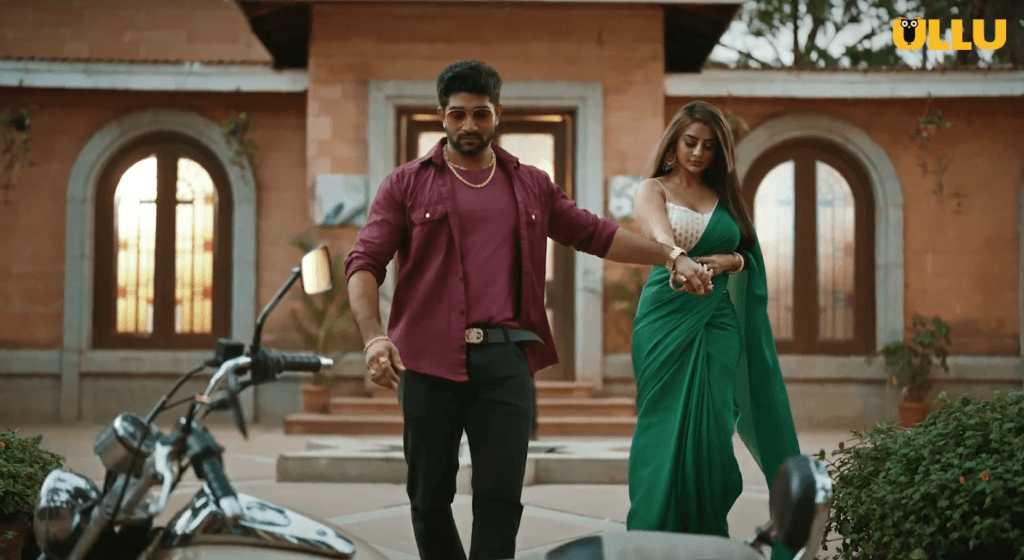 Example: Ankhiyon Se Goli Maare Part 2 Poster, Ullu Web Series Scene etc.